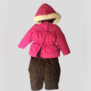 Hawke & Co. Outfitters- Girls Snowsuit- 2 piece